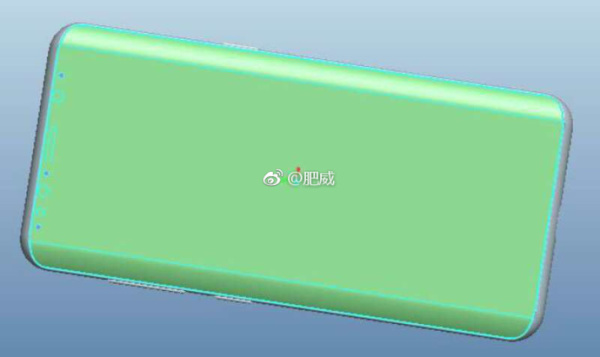 三星S9设计图再曝 双摄和指纹垂直排列